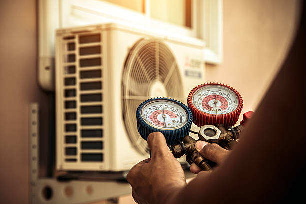Professional Ac Installation technician working in Manassas, VA